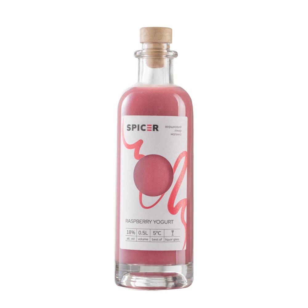 Лікер ТМ "SPICER"  RASPBERRY YOGURT  50ml