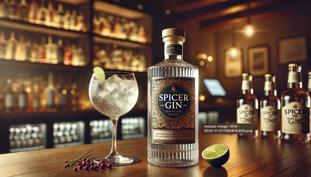 Джин ТМ "SPICER" класичний 50 ml
