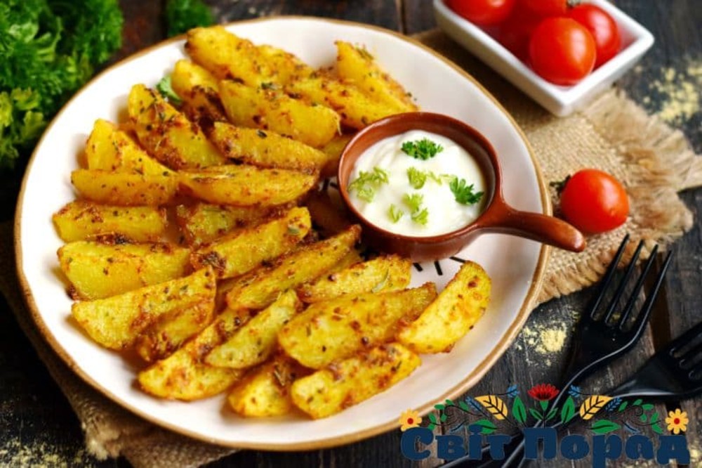 Картопля по-селянськи бенкет