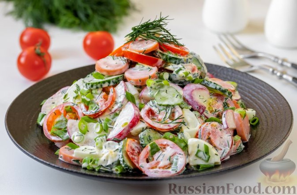 Салат з редискою