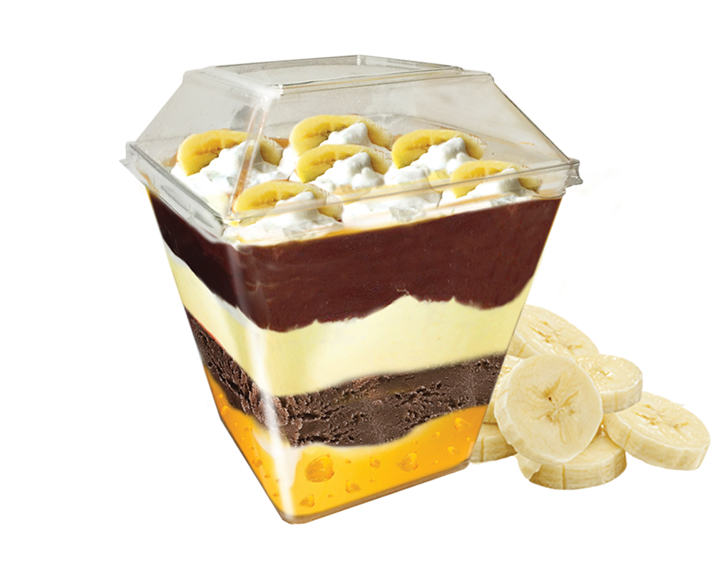 Десерт з морозивом, 150 грам