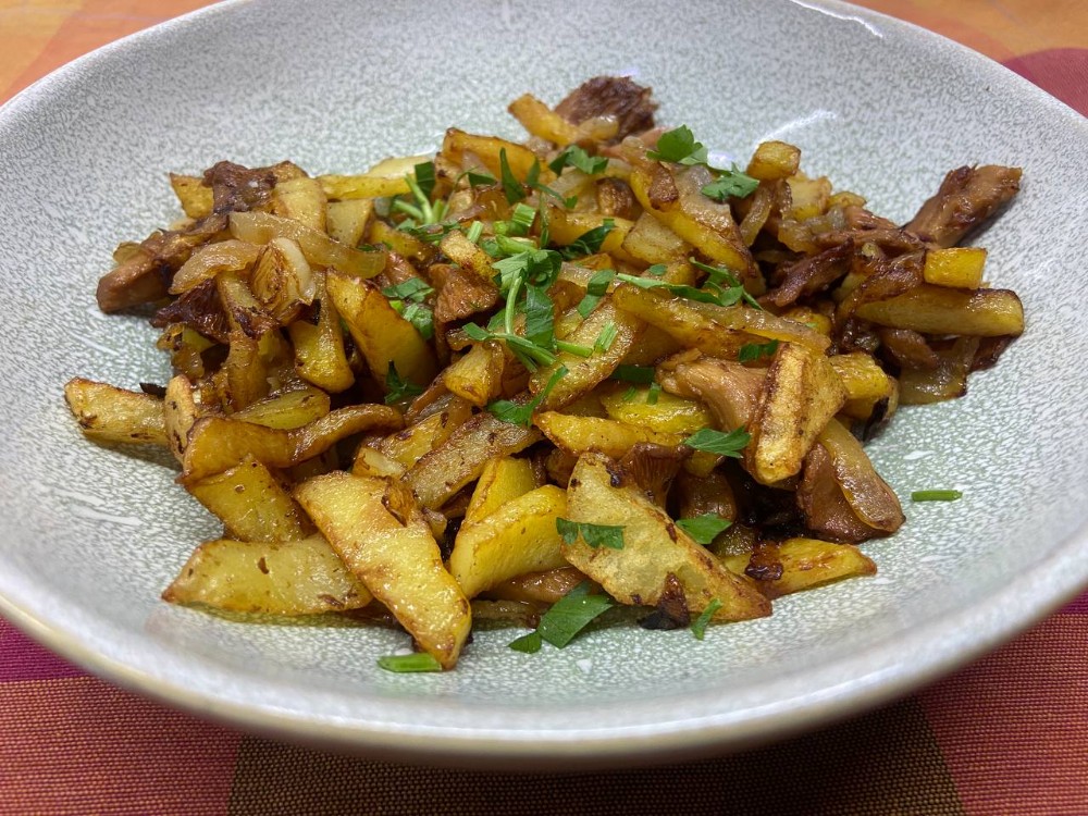 Картопля з грибами бенкет