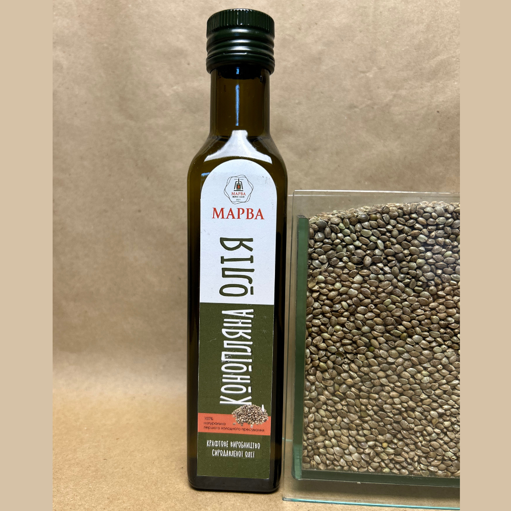 Олія холодного віджиму Конопляна 250 мл