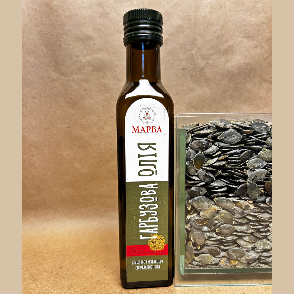 Олія холодного віджиму Гарбузова 250 мл