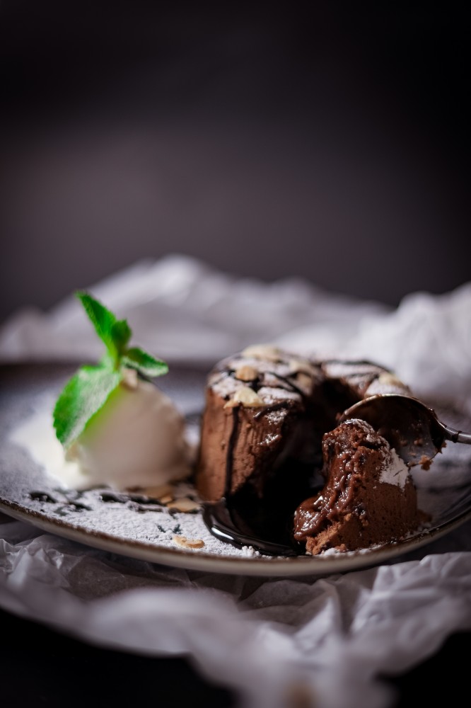 შოკოლადის ფონდანი/Chocolate Lava Cake