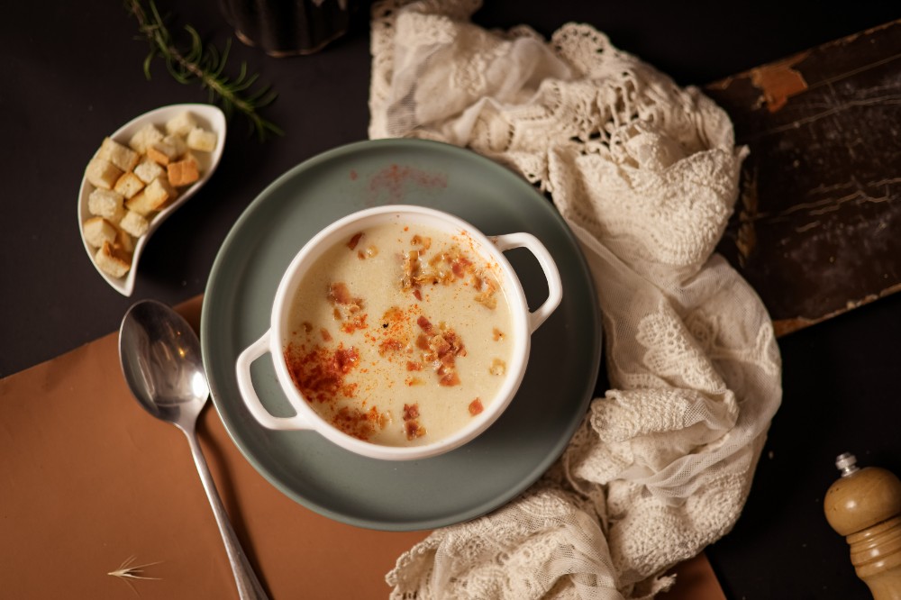 ამერიკული კარტოფილის კრემ-სუპი/American potato soup / Картофельный суп
