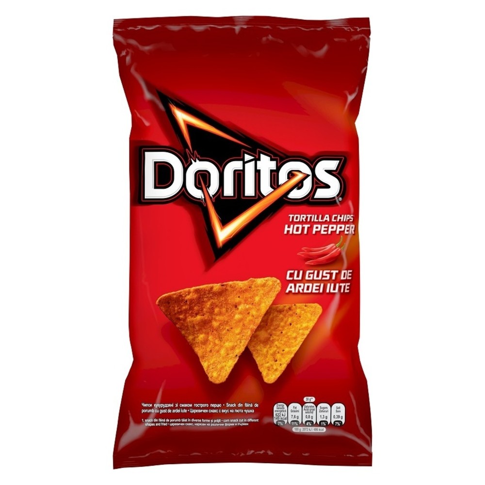 Чіпси кукурудзяні «Doritos» зі смаком гострого перцю, 90г
