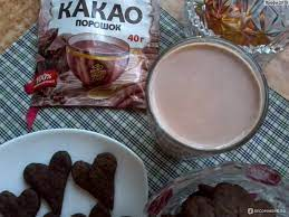 какао з молоком