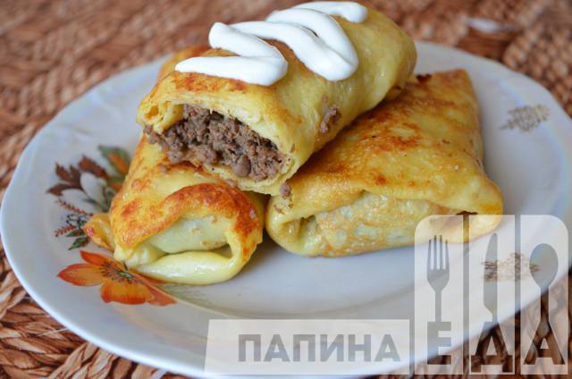 Млинці з м`ясом