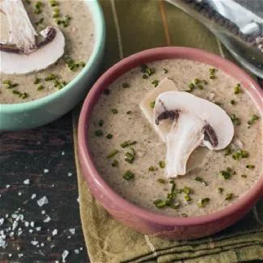 Крем-суп грибний.