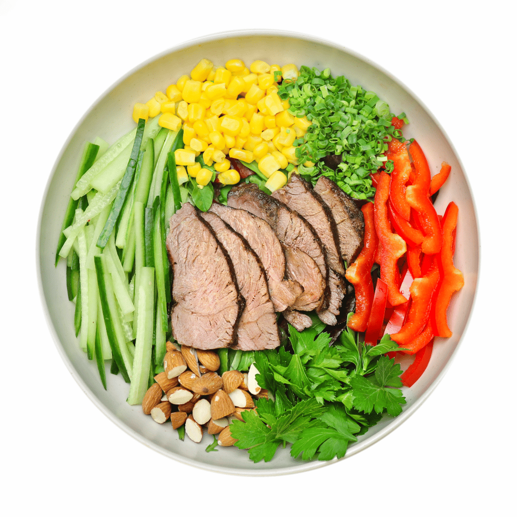 Стейк-салат з яловичиною