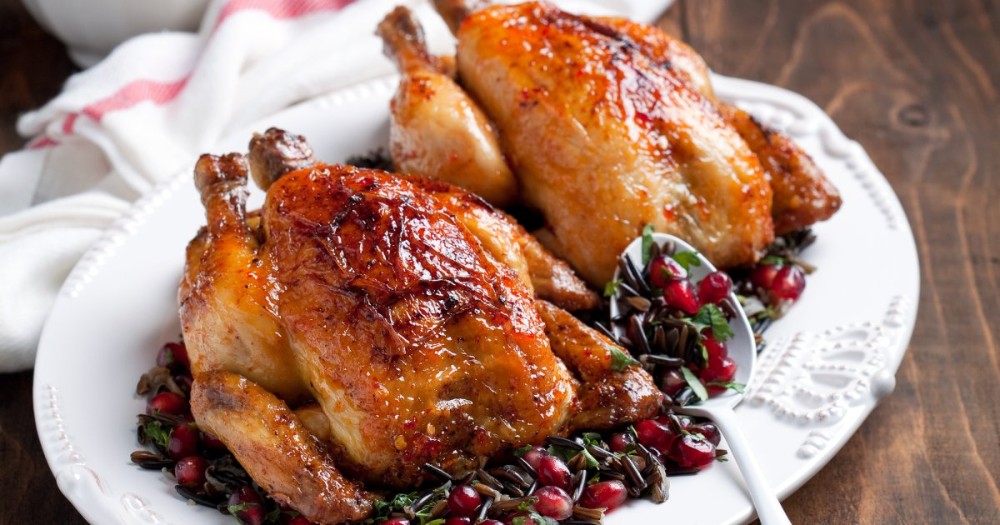 Куряче бедро запечене