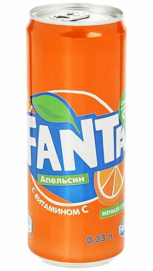 Фанта Оранж, ж/б, 0,33 л