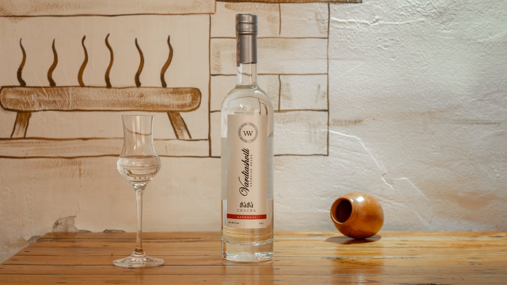 Vardiashvili Chacha from saperavi grape 25ml /// ვარდიაშვილი საფერავი 25 მლ