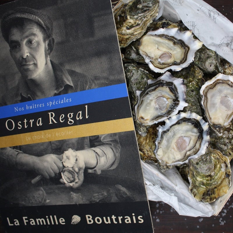 "Ostra regal" fresh French oyster 1 piece)