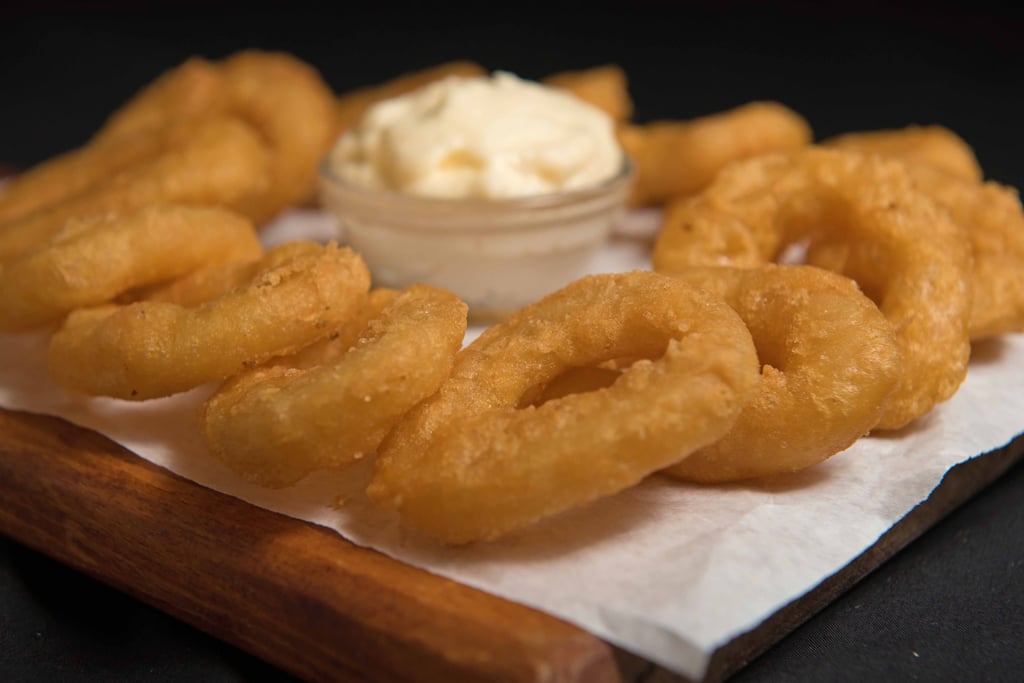 Fried squid rings /// კალმარის რგოლები