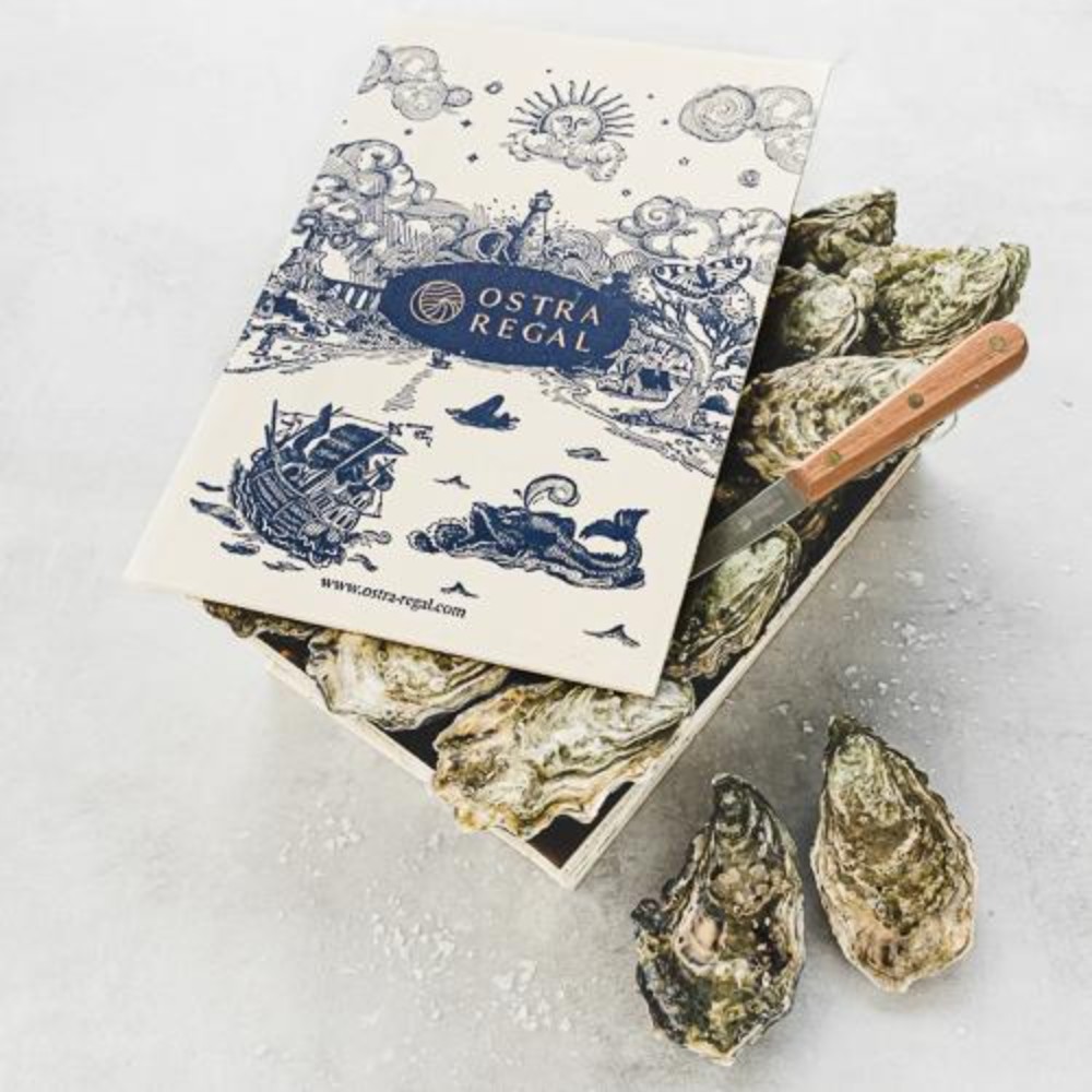 2 glasses of Cava for free when buying 6 Oysters Ostra regal