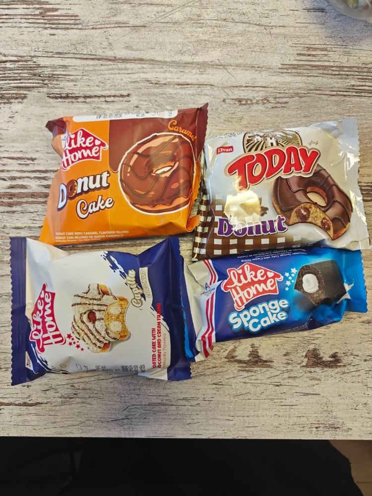 Бісквітний кекс в асортименті