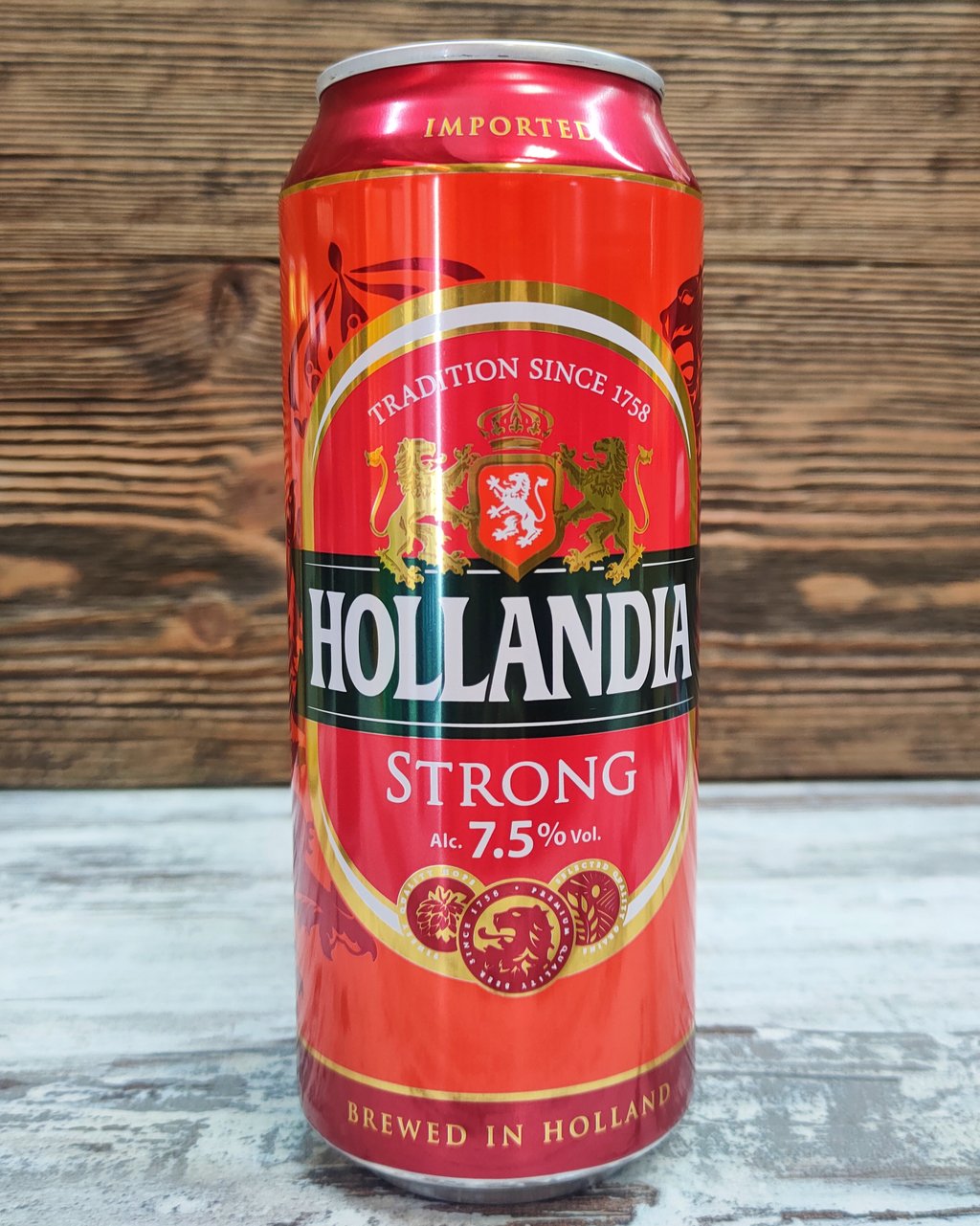 Пиво Hollandia Strong ж/б 0,5л