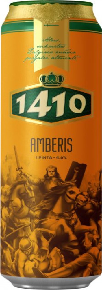 Пиво 1410 Amberis ж/б 0,568л