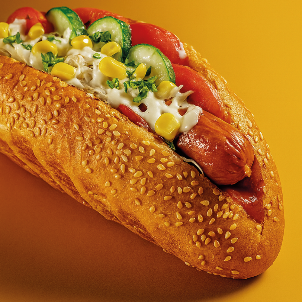 Хот-Дог Фірмовий з молочною сосискою