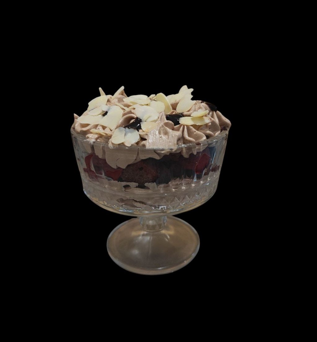 Десерт мусовий з вишнею