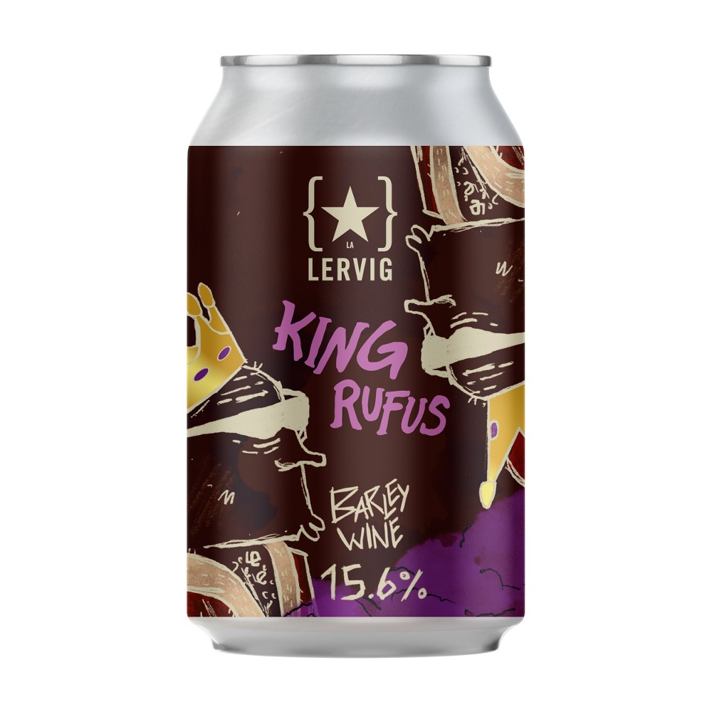 Пиво Lervig King Rufus (Barleywine - English) 15.6% ABV N/A IBU 0.33 