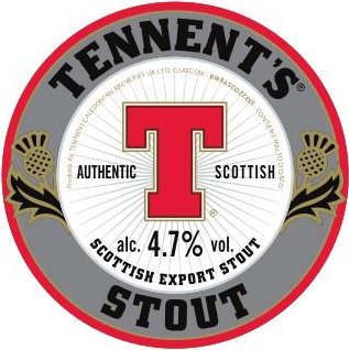 23. Tennent's Stout (Stout - English) 4.7% ABV N/A IBU 0.2 пиво