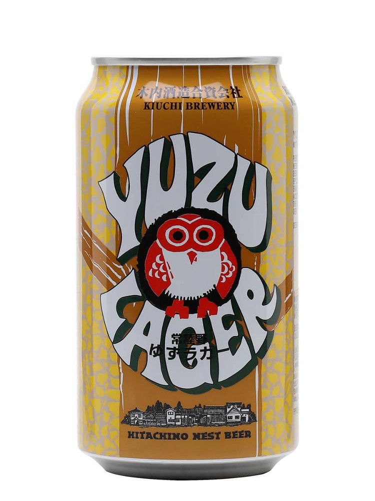 Пиво Kiuchi Brewery Hitachino Nest Yuzu Lager (Lager - Other) 0.35