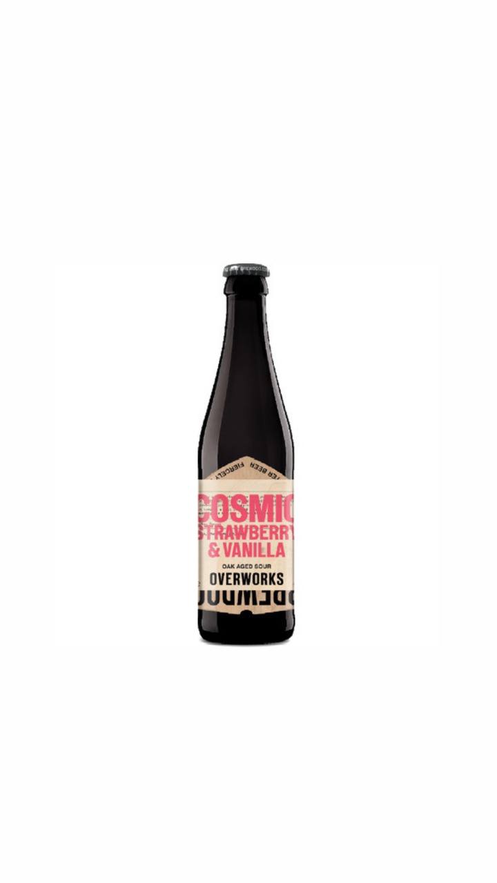 Пиво BrewDog OverWorks Cosmic Strawberry & Vanilla (Sour - Fruited) 0.33