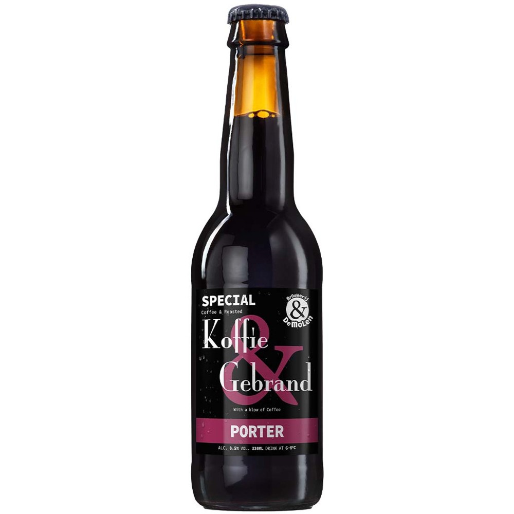 Пиво De Molen Koffie & Gebrand Brouwerij (Porter - Coffee) 0.33