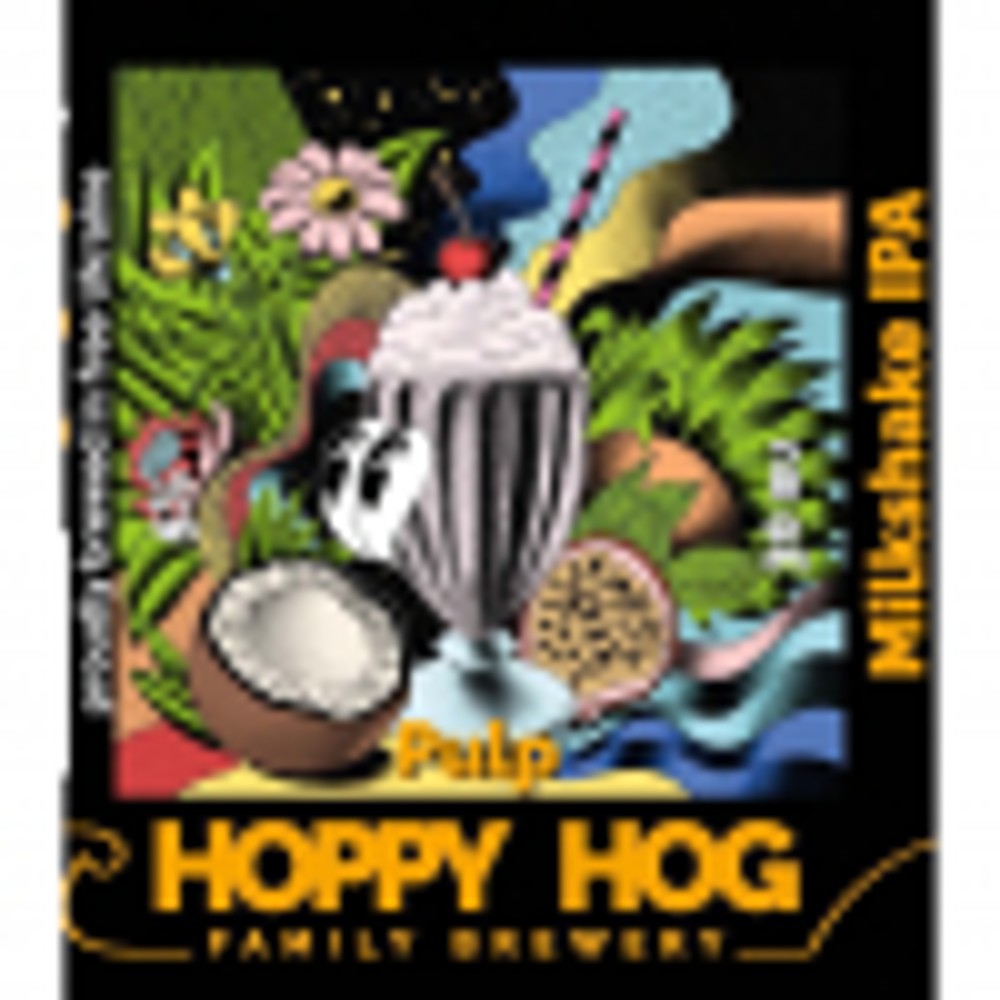Hoppy Hog Pulp Milkshake IPA (IPA - Milkshake) 5.5% 25 IBU 0.5 л