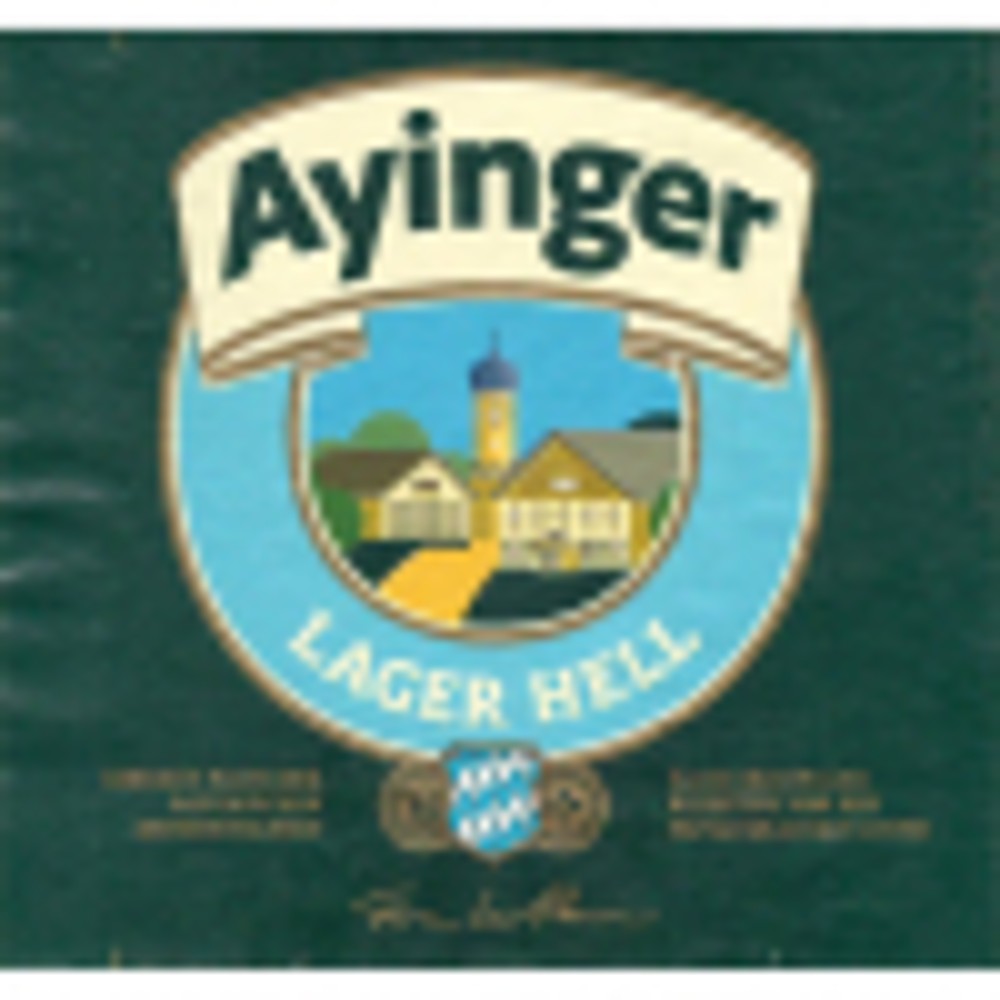 Пиво Ayinger Privatbrauerei Lager Hell (Lager - Helles) 4.9% ABV N/A IBU 0.5 л