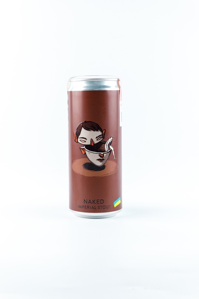 Пиво Varvar Naked (Stout - Imperial / Double) 12.3% ABV 50 IBU 0.33