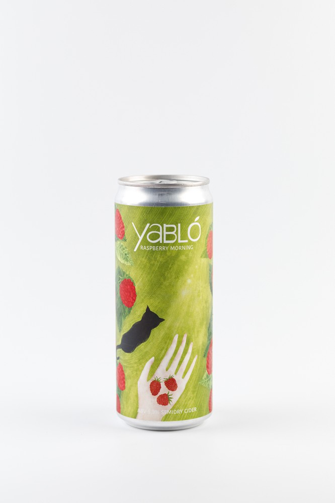 Пиво Yablo Raspberry Morning (Cider - Semidry) 5.3% ABV N/A IBU 0.33