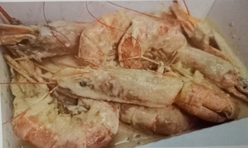 Аргентинская креветка в сливочно-луковом соусе  ( 5 штук)