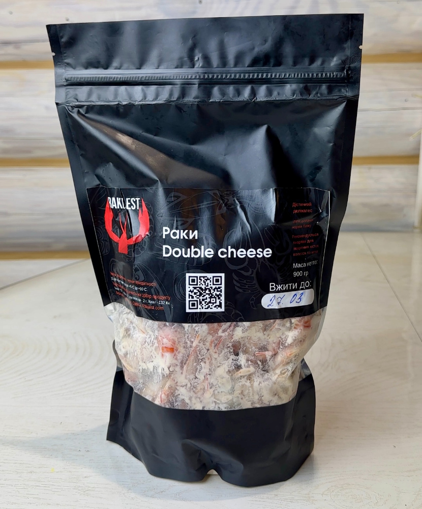 Раки Double cheese ЗІП пакет.