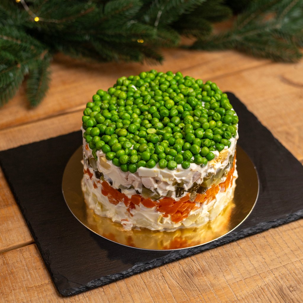 Н/ Олів'є з з курячим філе 850г