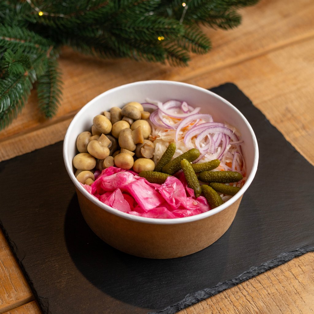 Н/ Соління (огірки,капуста,печериці)  1000г