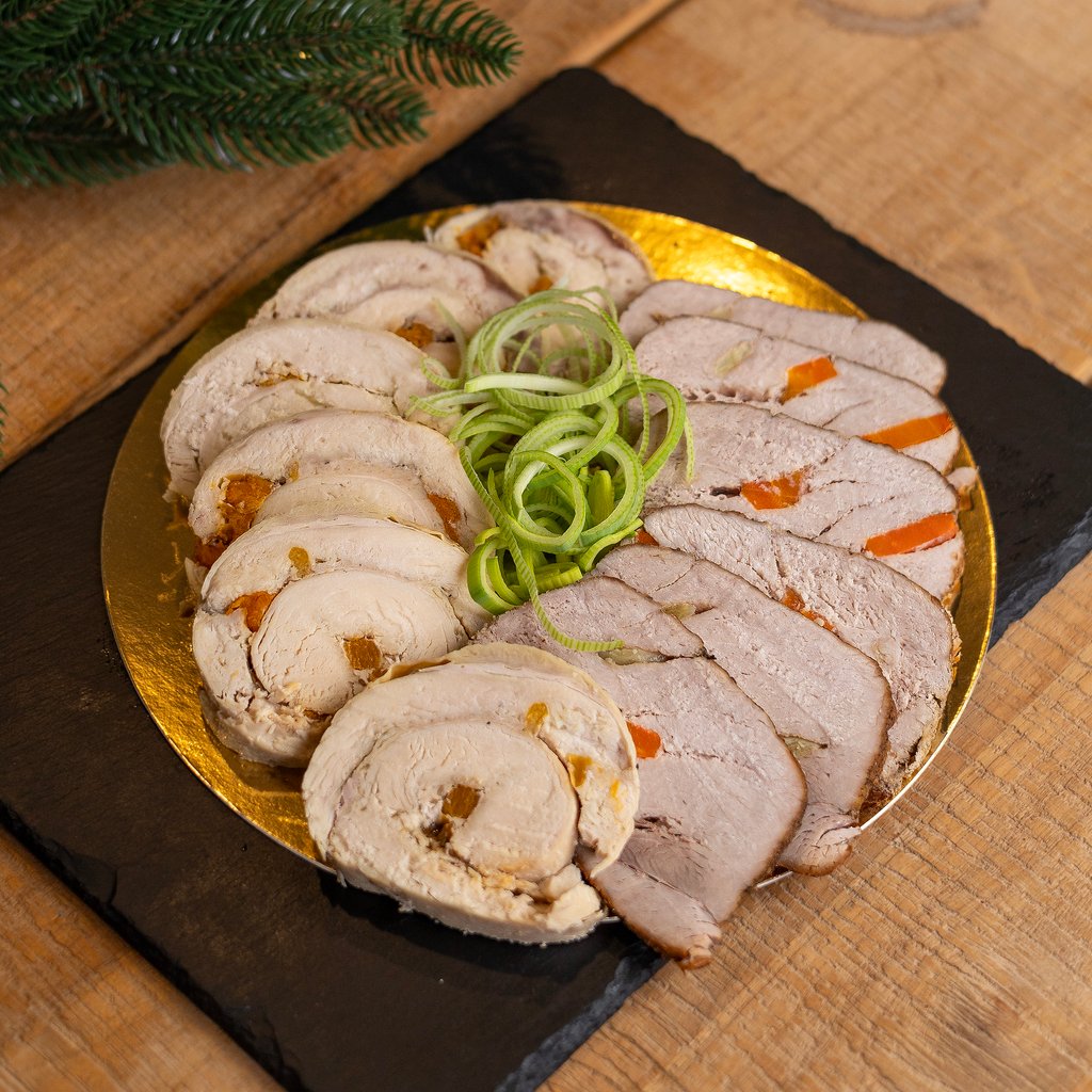 Н/ М'ясна нарізка (буженіна, рулет курячий) 400г