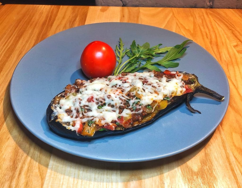 Р/ Баклажан фаршированный мясом 180г