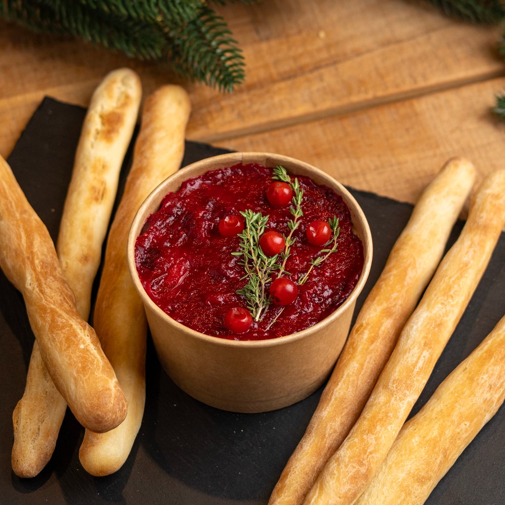 Н/ Паштет з курячої печінки та коні з журавлини 350г