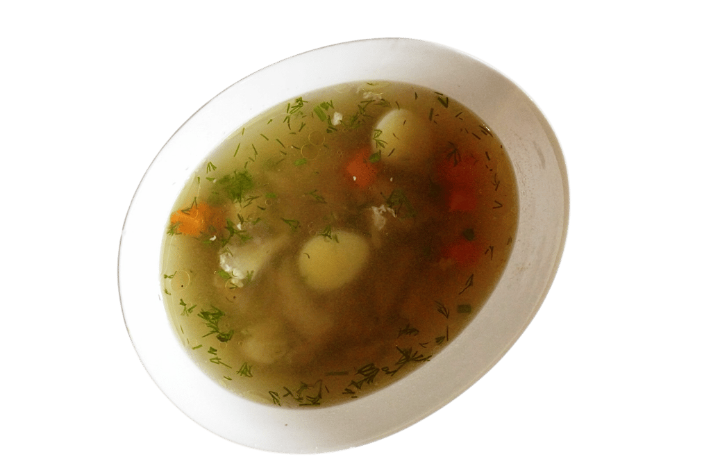 Бульйон з домашньої курки