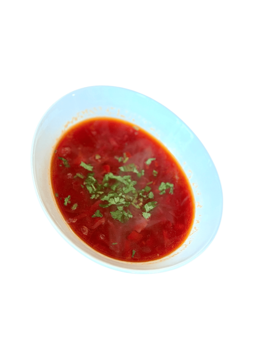 Борщ пісний на копченій груші 