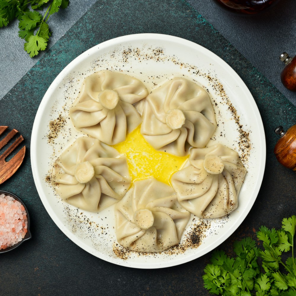 Хінкалі з м'ясом 