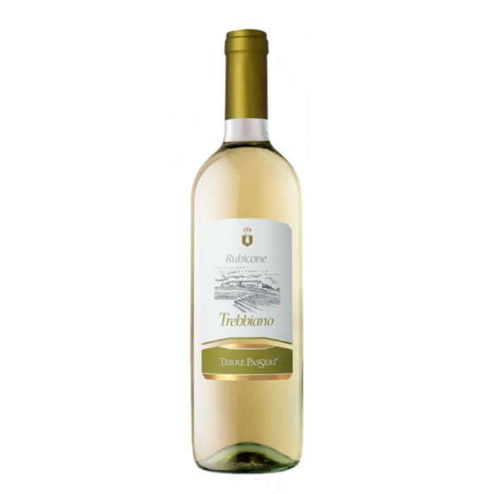 Вино Trebbiano Rubicone, біле сухе (Італія), 200 мл