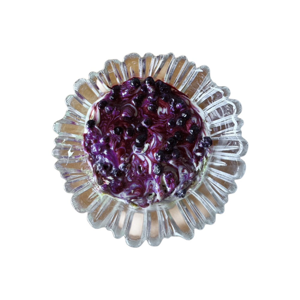 Мусовий чізкейк фісташка-чорниця, 150 г, НР