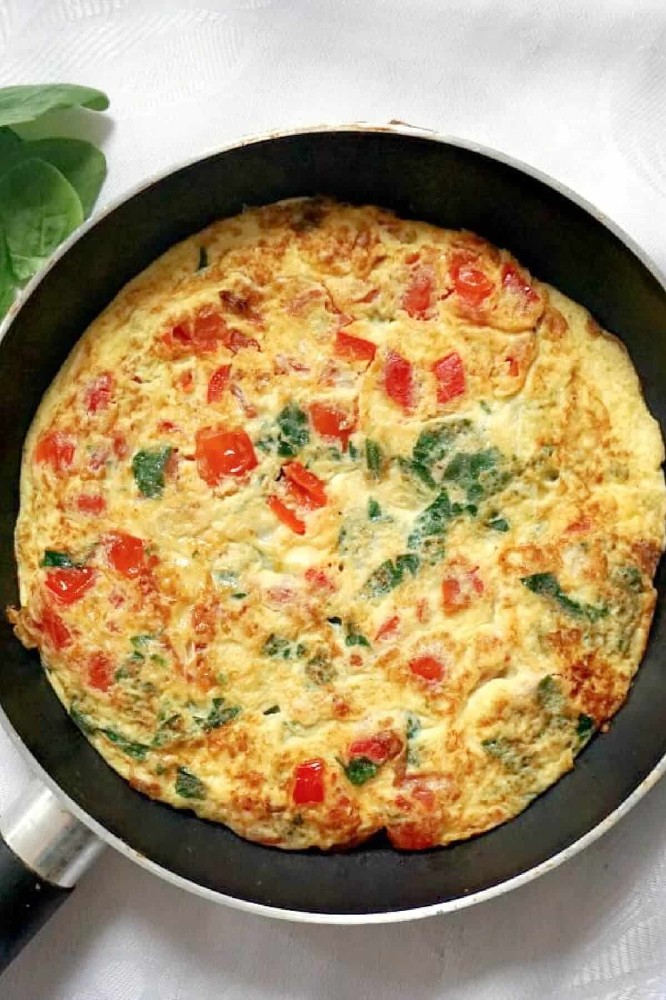 Tərəvəzli Omlet