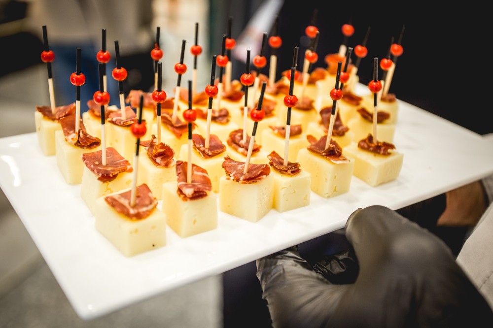 Basturma Gouda Cheese Canape