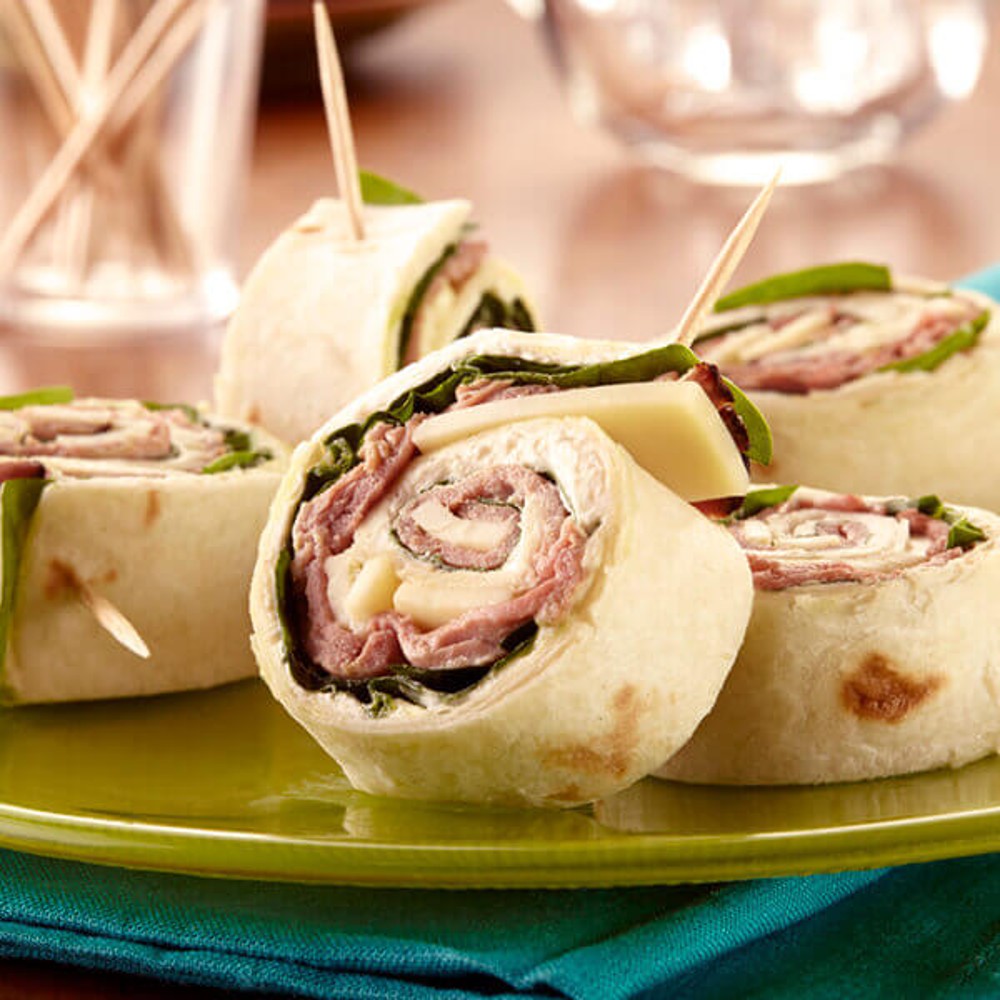 Mini Roast Beef Tortilla Roll